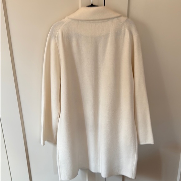 J. Crew New Lightweight Sweater Blazer Cream Open Front Cardigan - Picture 5 of 8